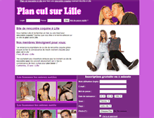 Tablet Screenshot of plan-cul-sur-lille.com